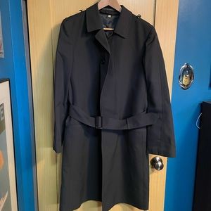 Rikson Mens vintage trench coat in excellent condition Dark grey removable liner